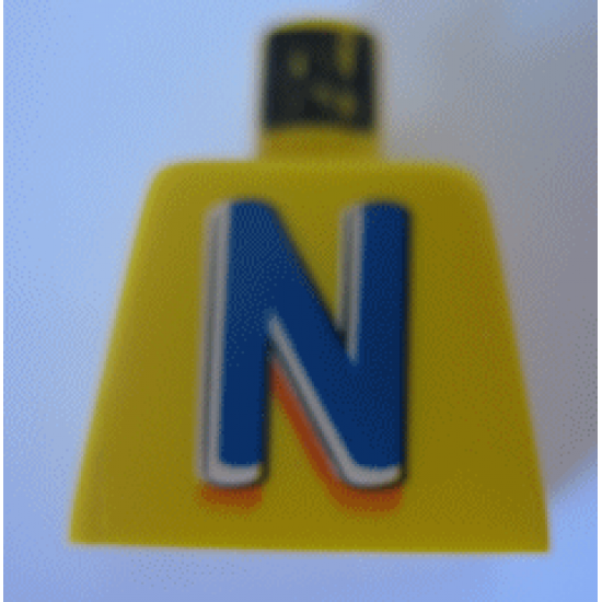 Torso Nesquik Bunny Large 'N' Pattern