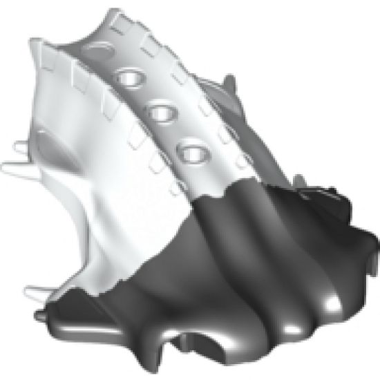 Bionicle Head, Barraki Carapar, Marbled Black Pattern