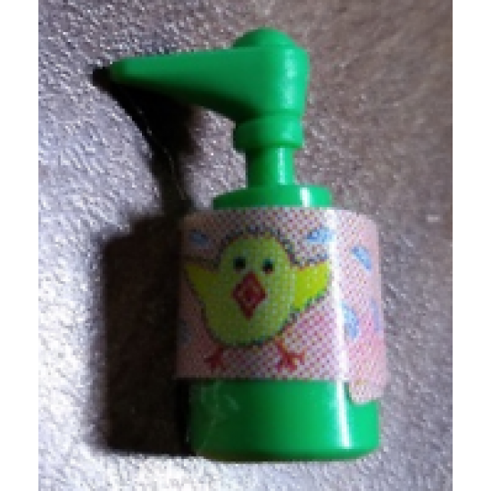 Scala Accessories Bottle Pump with 2 Chickens and Waterdrops Pattern (Sticker) - Set 3112