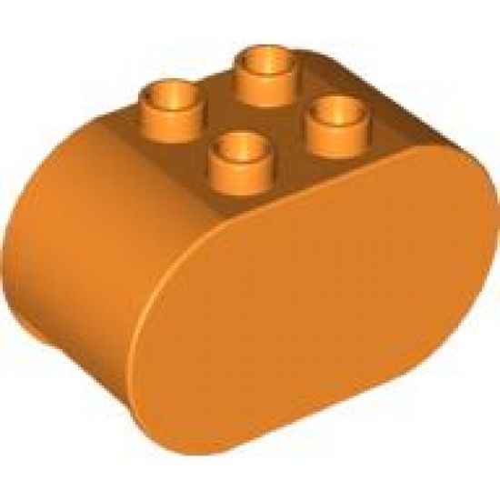 Duplo, Brick 2 x 4 x 2 Rounded Ends