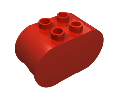 Duplo, Brick 2 x 4 x 2 Rounded Ends