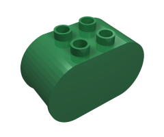 Duplo, Brick 2 x 4 x 2 Rounded Ends
