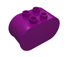 Duplo, Brick 2 x 4 x 2 Rounded Ends
