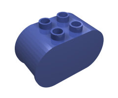 Duplo, Brick 2 x 4 x 2 Rounded Ends