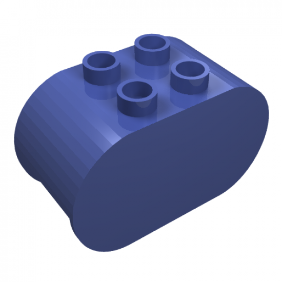 Duplo, Brick 2 x 4 x 2 Rounded Ends