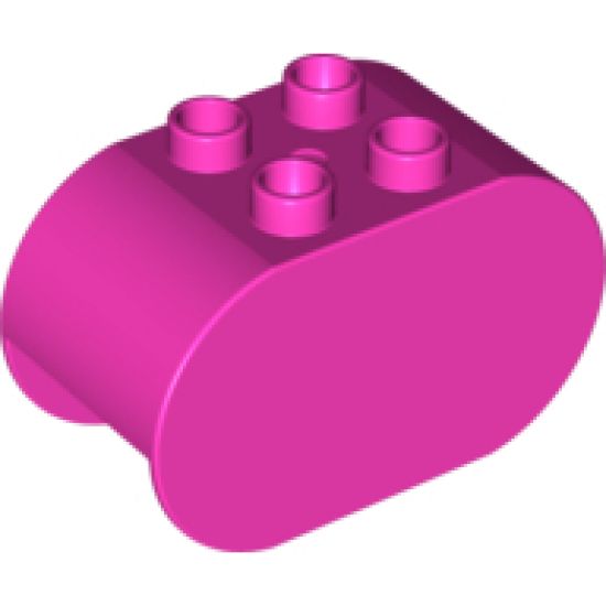 Duplo, Brick 2 x 4 x 2 Rounded Ends
