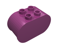 Duplo, Brick 2 x 4 x 2 Rounded Ends