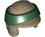 Minifigure, Headgear Helmet SW Rebel Commando with Dark Green Band Pattern