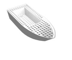Boat Hull Unitary 25 x 10 x 4 1/3