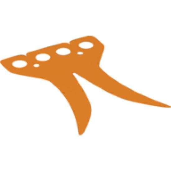 Minifigure, Body Wear Coattails Cloth, Long with 2 Holes for Hips Attachment