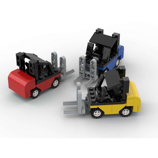 Forklift - minifig scale