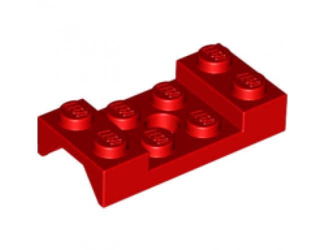 Vehicle, Mudguard 2 x 4 with Arch Studded with Hole
