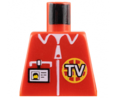 Torso TV Logo, Zipper and ID Badge Pattern