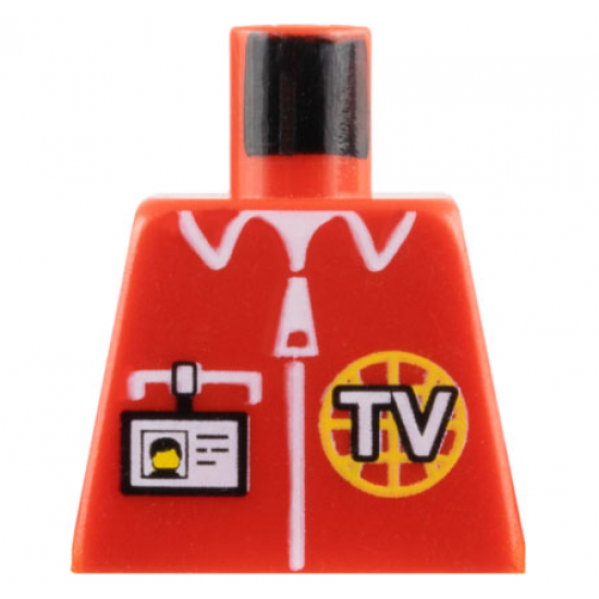 Torso TV Logo, Zipper and ID Badge Pattern