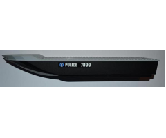 Boat Hull Unitary 51 x 12 x 6 with Light Bluish Gray Top with 'POLICE 7899' Pattern on Both Sides (Stickers) - Set 7899