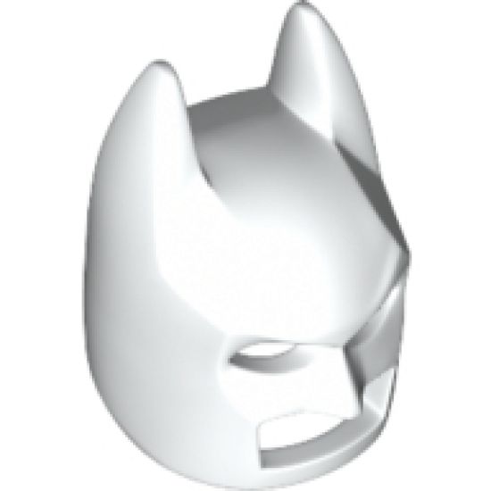 Minifigure, Headgear Mask Batman Cowl (Angular Ears, Pronounced Brow) with Black Zebra Stripes Pattern