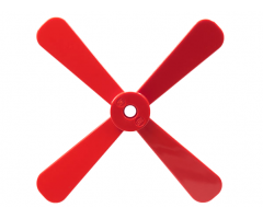 Propeller 4 Blade 13 Diameter with Studs