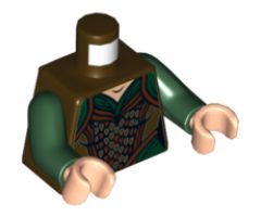 Torso LotR Tank Top over Dark Green Shirt Pattern / Dark Green Arms / Light Nougat Hands