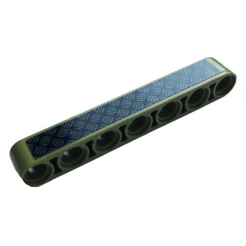 Technic, Liftarm 1 x 7 Thick with Tread Plate Pattern (Sticker) - Set 42110