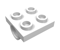 Plate, Modified 2 x 2 with Pin Holes
