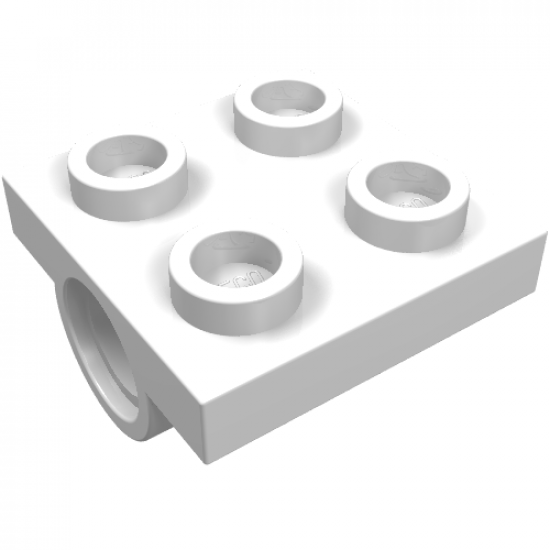 Plate, Modified 2 x 2 with Pin Holes