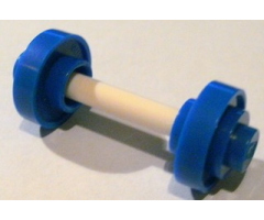 Minifigure, Utensil Barbell Weights with White Bar