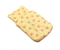 Scala Cloth Sleeping Bag Baby's, Pink Butterflies with Green and Yellow Dots Pattern
