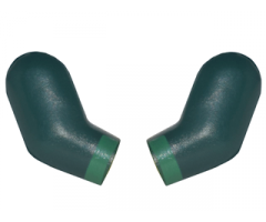 Arm, (Matching Left and Right) Pair with Green Cuffs Pattern