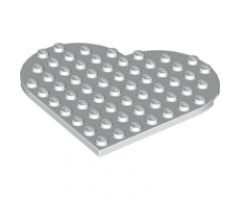 Plate, Round 9 x 9 Heart