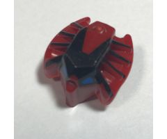 Minifigure, Head, Modified Bionicle Toa Mahri Hewki / Jaller with Blue Eyes Pattern (Jaller)