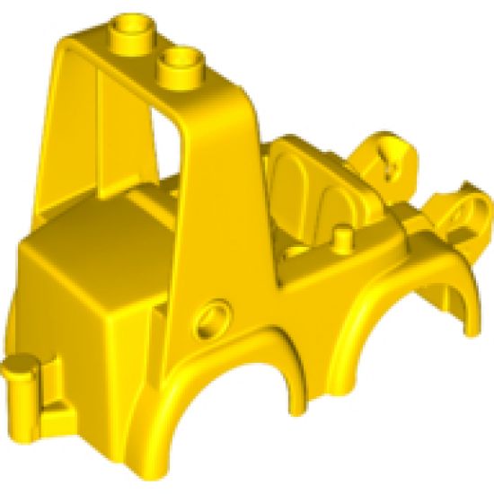 Duplo, Vehicle Bulldozer Body, High Cabin