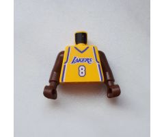 Torso NBA Los Angeles Lakers #8 Pattern / Brown NBA Arms