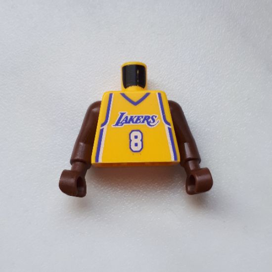 Torso NBA Los Angeles Lakers #8 Pattern / Brown NBA Arms