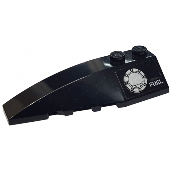 Wedge 6 x 2 Left with 'FUEL' and Filler Cap Pattern (Sticker) - Set 7786