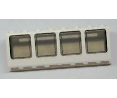 Window 2 x 8 x 2 Boat with Trans-Black Glass