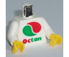 Torso Octan Logo Pattern / White Arms / Yellow Hands