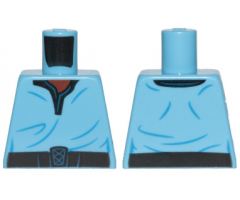 Torso SW V-Collar Shirt and Dark Blue Trim Pattern, Printing on Back (Lando Calrissian)