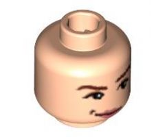 Minifigure, Head Dual Sided Female with Awake / Asleep Pattern (HP Hermione) - Blocked Open Stud
