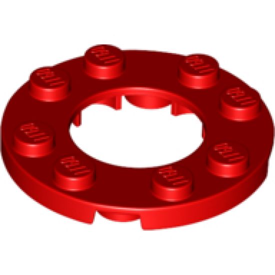 Plate, Round 4 x 4 with 2 x 2 Hole