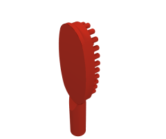 Minifigure, Utensil Hairbrush - Short Handle (10mm)