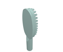 Minifigure, Utensil Hairbrush - Short Handle (10mm)