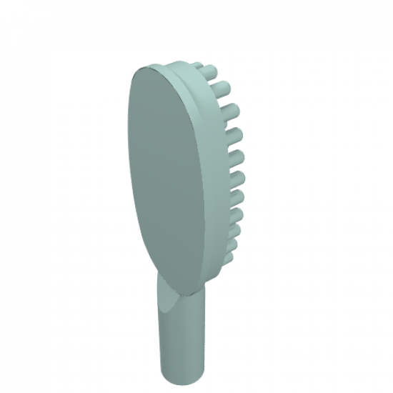 Minifigure, Utensil Hairbrush - Short Handle (10mm)