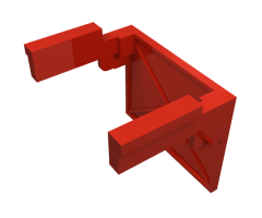 Garage Door Solid Assembly - Hinge Pin on Counterweights (One Side)