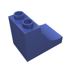 Duplo, Brick 2 x 3 x 2 with Curve
