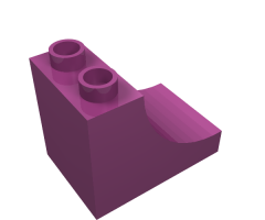Duplo, Brick 2 x 3 x 2 with Curve