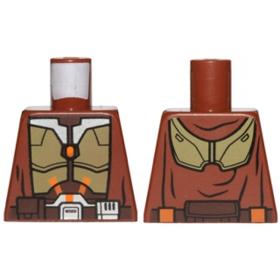 Torso SW Armor and Robe Jedi Knight Pattern