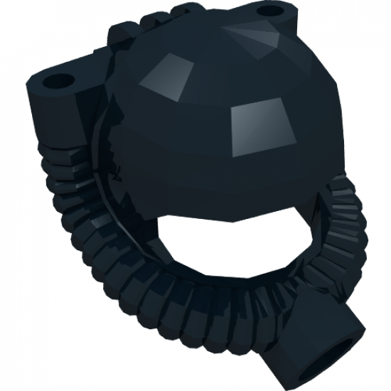 Minifigure, Headgear Helmet Space / Town with Breathing Hose