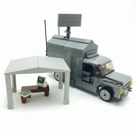 MP STAR(Mobile 2D Radar Vehicle) Minifigure Scale