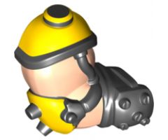 Arm Giant, Right with Yellow Shoulder and Elbow Pads and Black Wrist Guard Pattern
