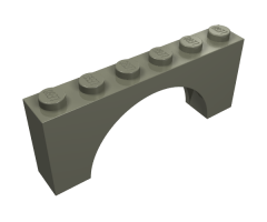 Arch 1 x 6 x 2 - Thick Top with Reinforced Underside